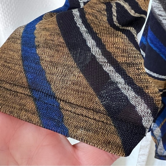 EUC Clara Sun Woo Cardigan Set in Blue Black and Gold size Small - Picture 10 of 10